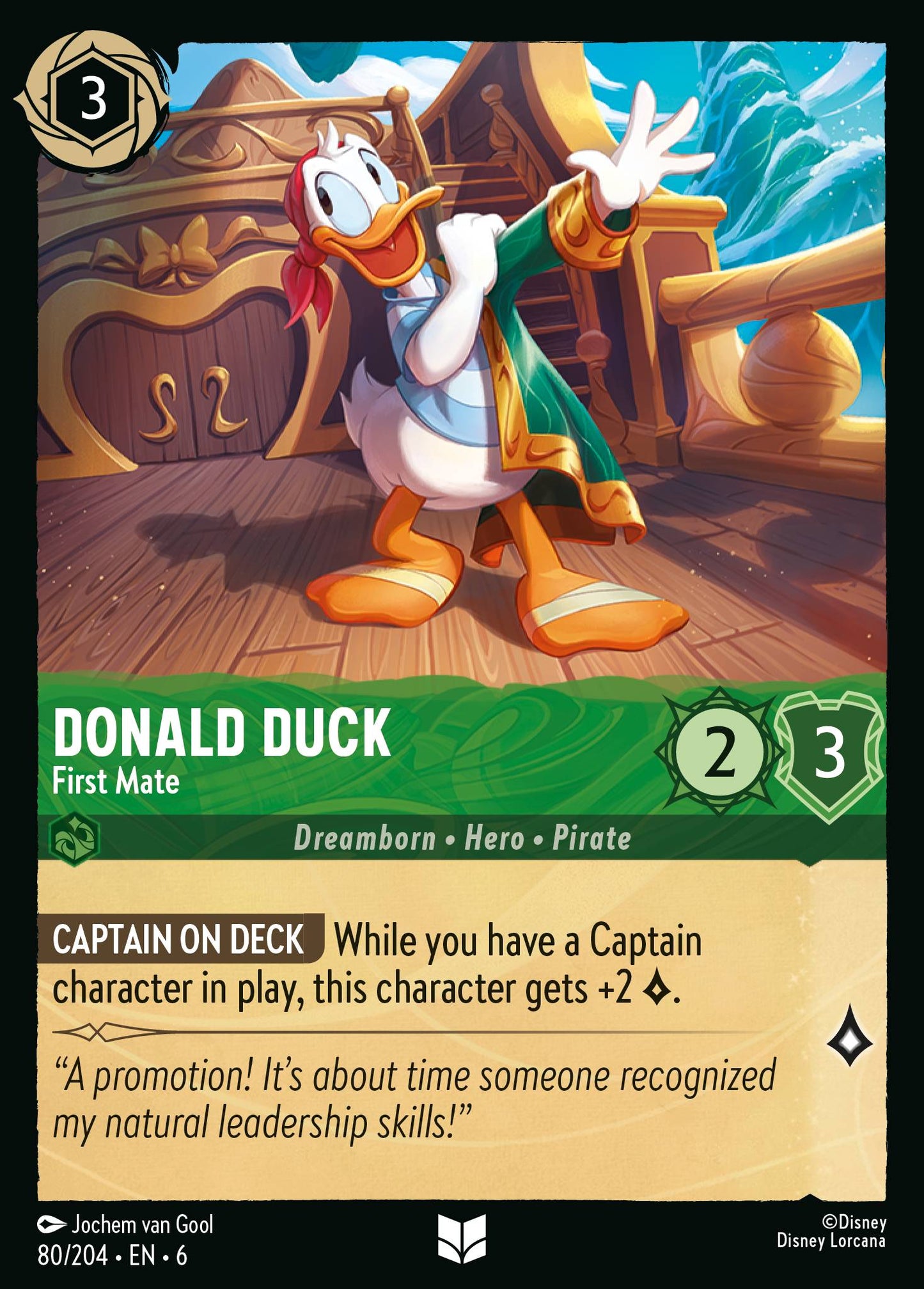 Donald Duck - First Mate - Foil