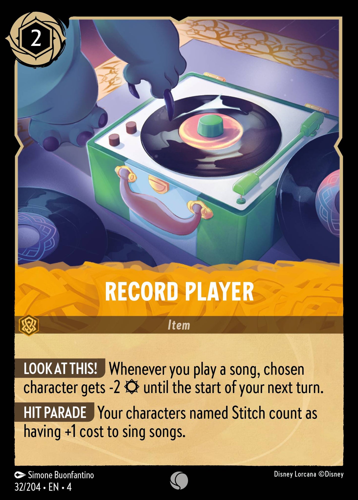 Record Player - Foil