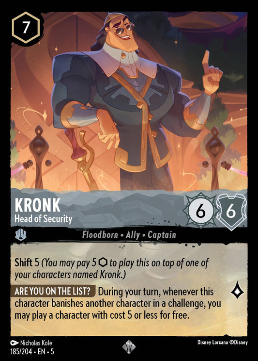 Kronk - Head of Security - Foil