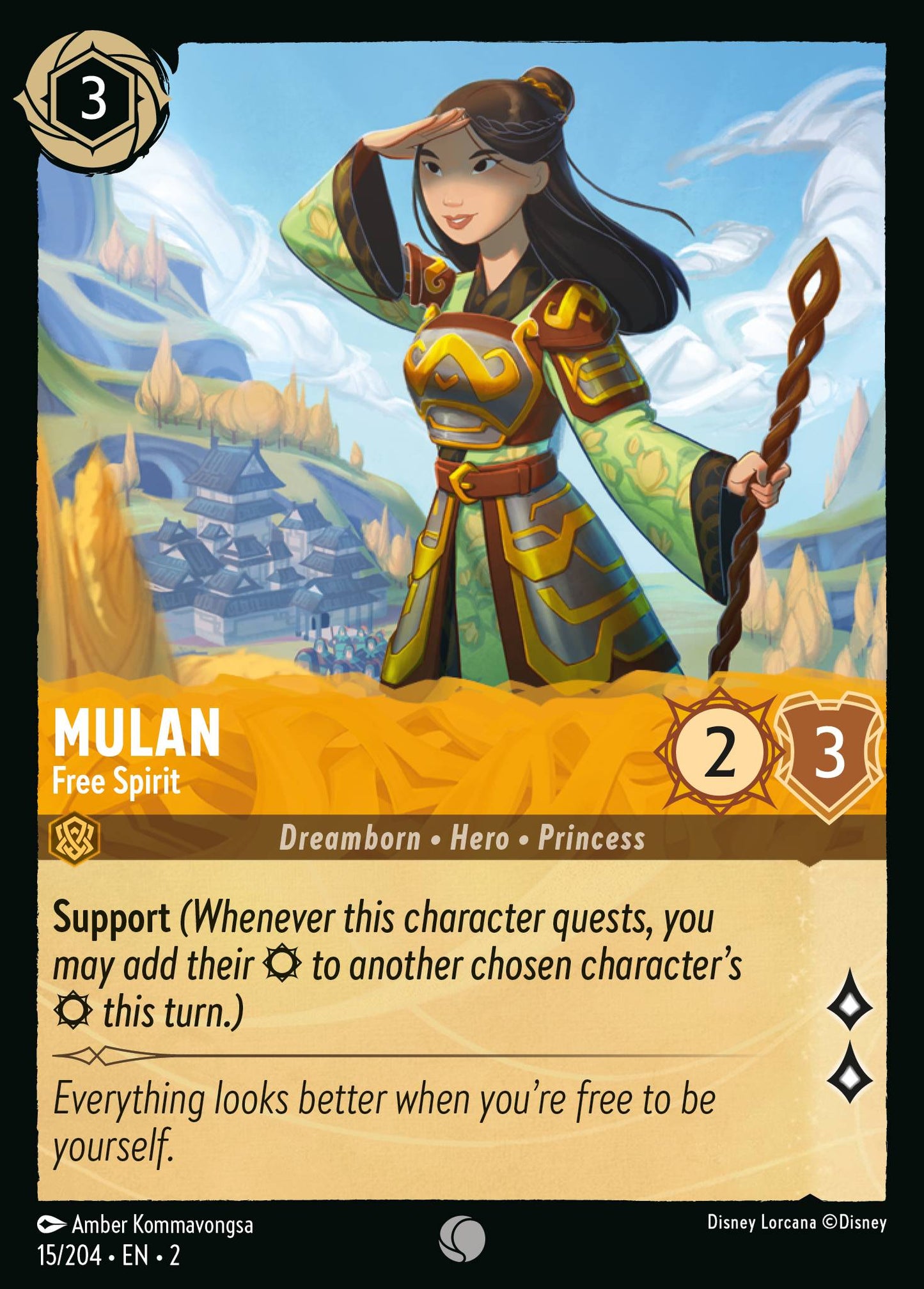 Mulan - Free Spirit - Foil